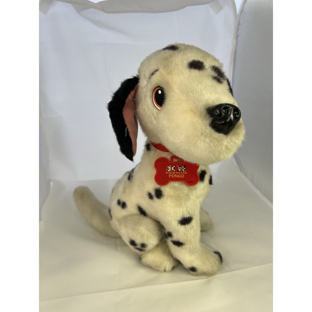 Vintage‎ 1996 Disney Mattel 101 Dalmatians PONGO 11" Plush Stuffed Animal Puppy